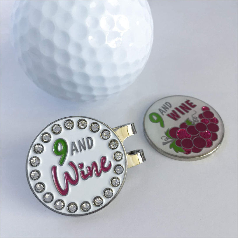 9 and Wine with Golf Ball
